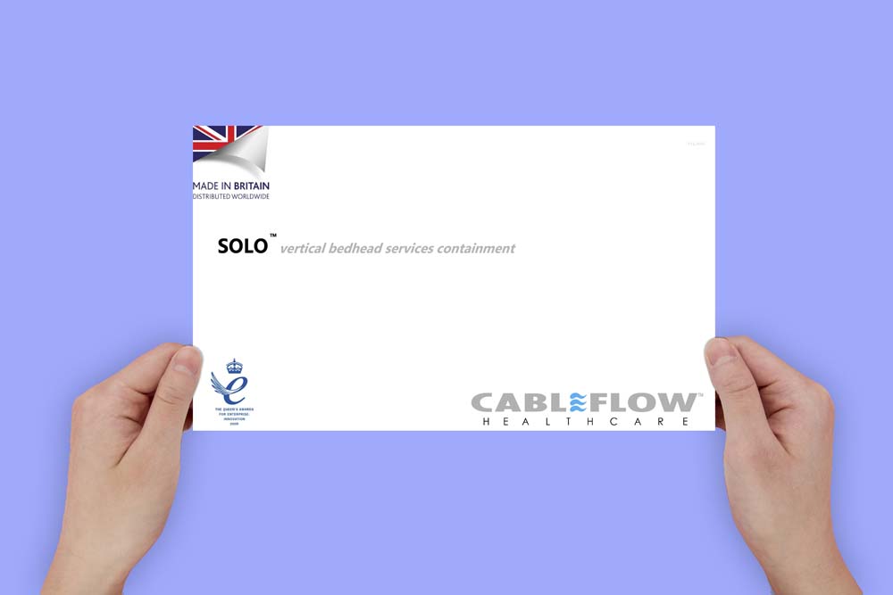 Cableflow Solo Vertical Medical Trunking Brochure