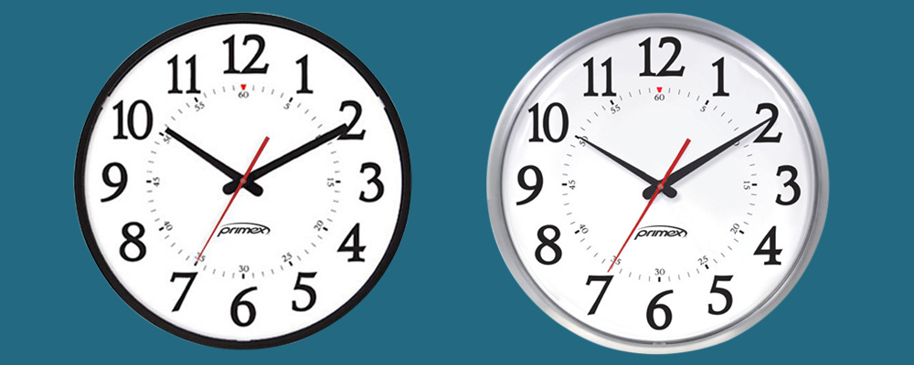 PRIMEX Analogue Synchronised clocks